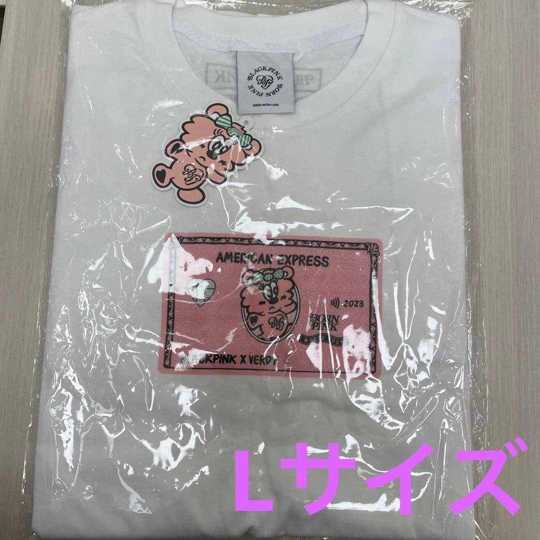 BLACKPINK VERDY 联名 美国运通限定 T恤 白色 L码