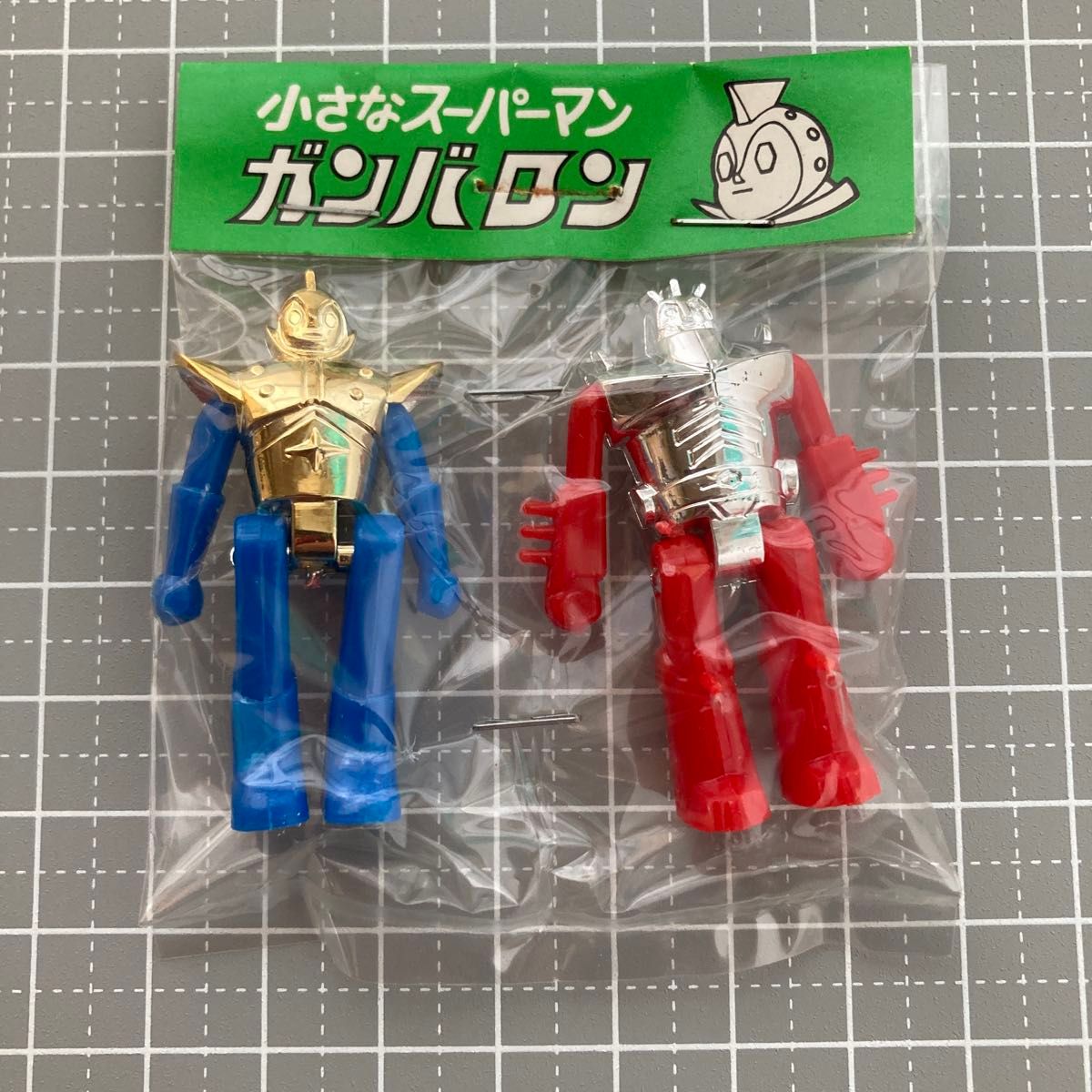 Ganbaron Mini Figure Action Figure Tokusatsu Sentai Super Hero Robot Mechanical Ganbaron Retro Showa