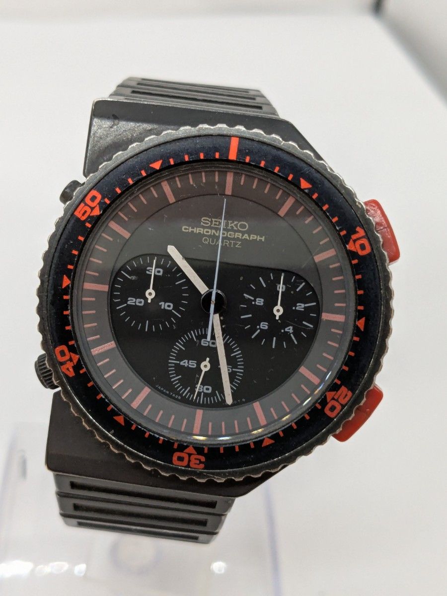 【动态款】良品 精工 SEIKO 7A28-6000 吉乌吉亚 速度大师 计时码表 石英 男士腕表
