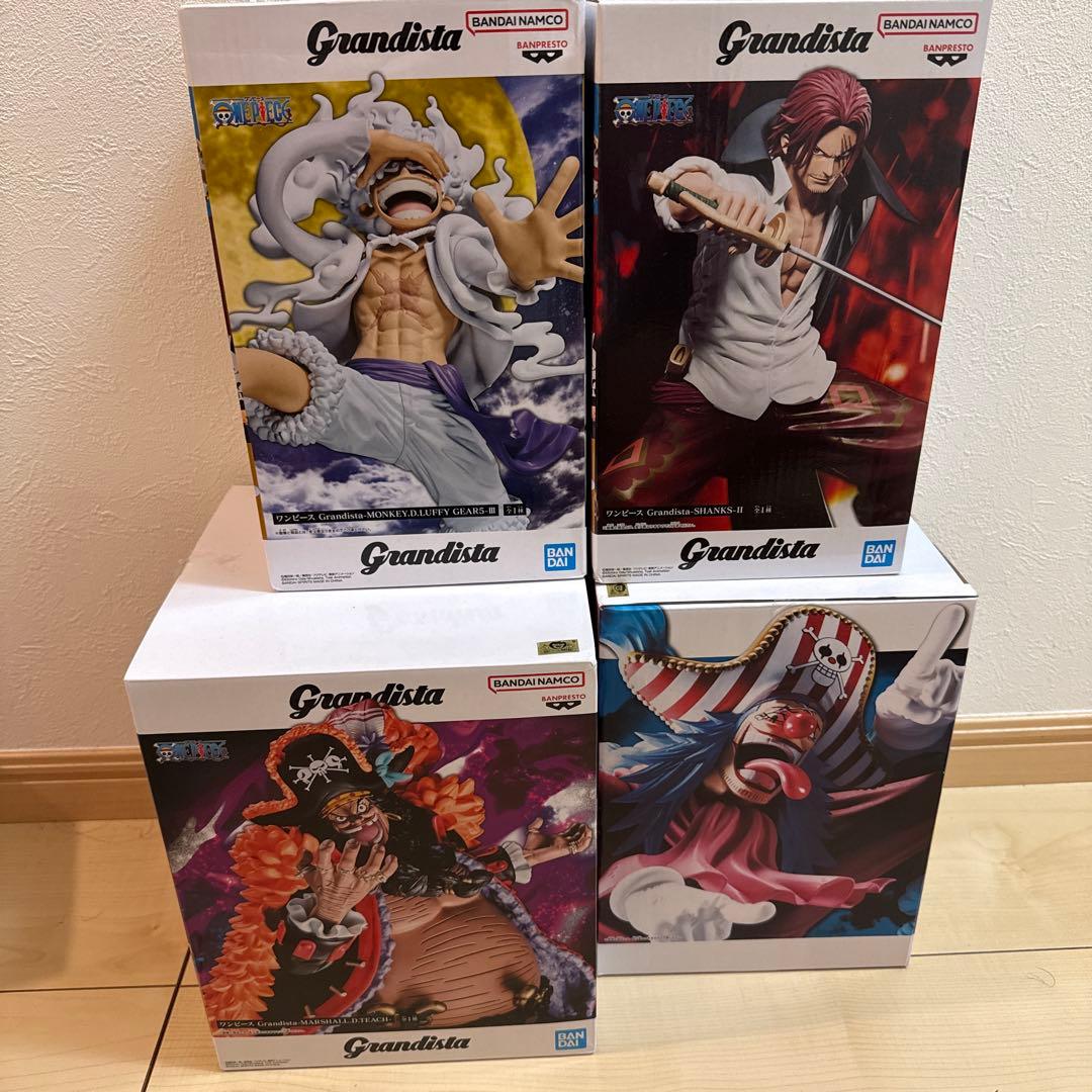 海贼王 Grandista 人偶 4款套装