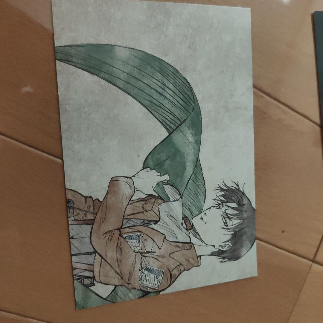 进击的巨人利维明信片动画特典卡