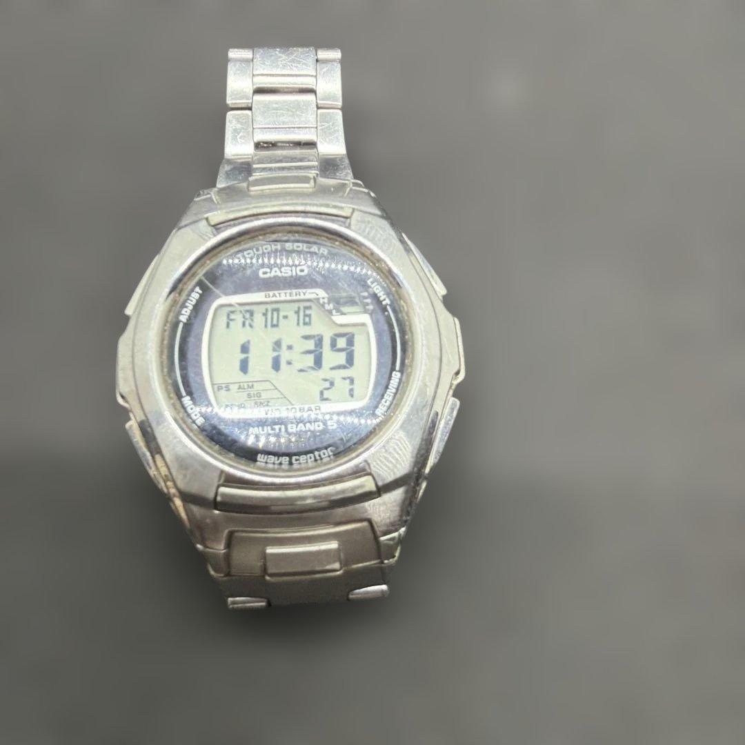 Casio Wave Ceptor men's digital wristwatch-operation confirmed.