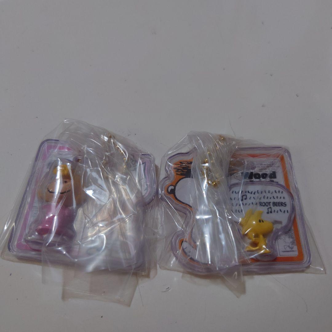 Snoopy Woodstock Figure Keychain 2-Piece Set