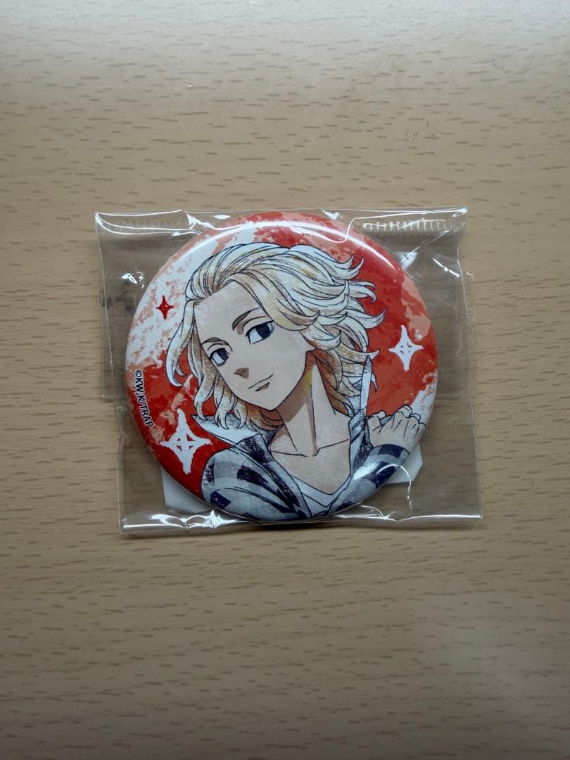 Tokyo Revengers Manjiro Sano Can Badge Pastel Crayon Art