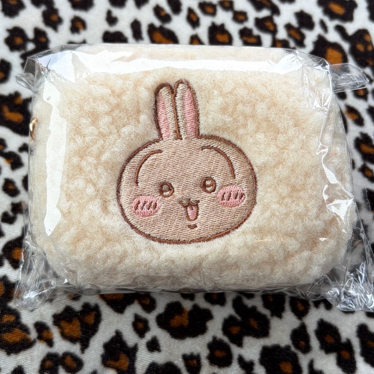 Chiikawa Rabbit Fluffy Mini Pouch Face Pouch