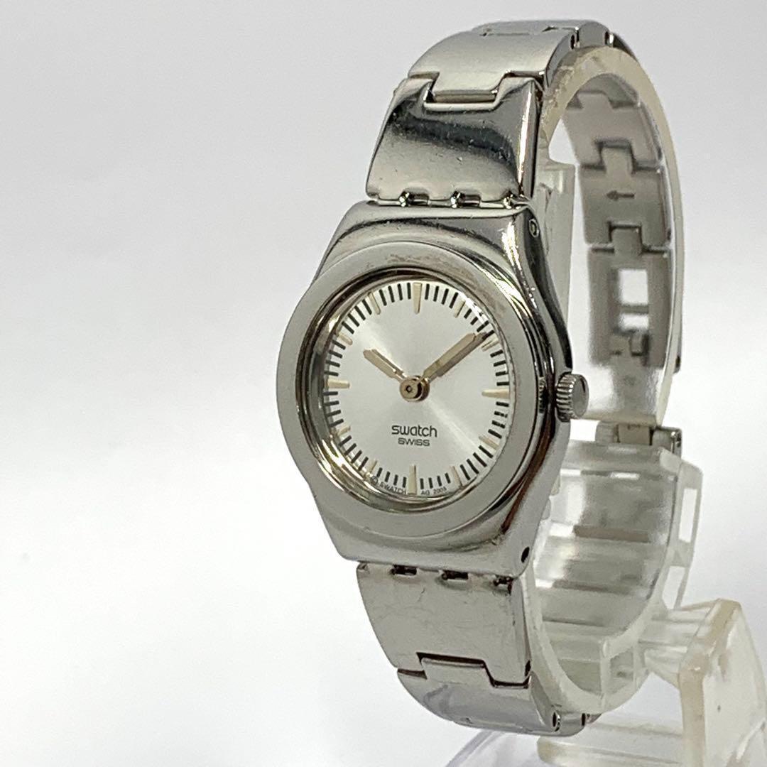 ❤️Working condition 526 swatch IRONY Swatch quartz wristwatch, silver