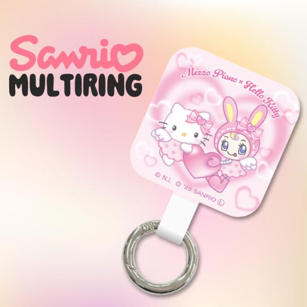 Hello kitty bellier带吊带保持器的多环三丽鸥美索钢琴娜美国际角色智能手机饰品
