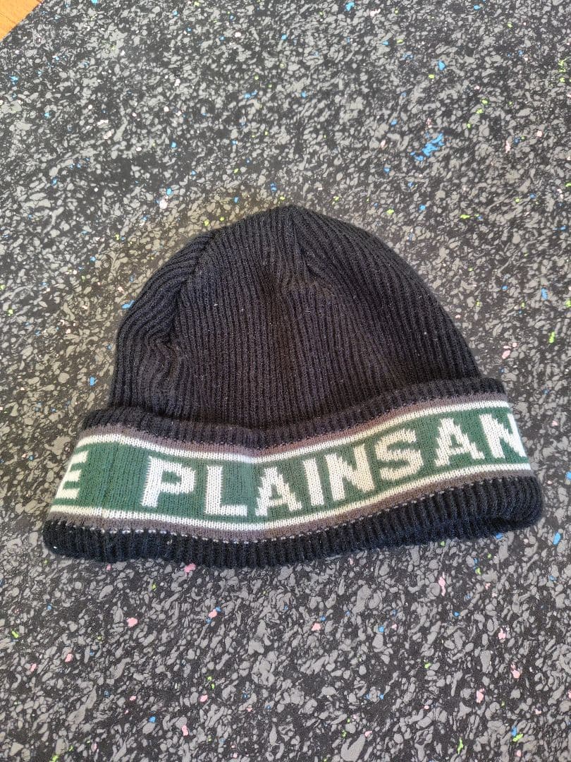 PLAINSANE 黑色针织帽