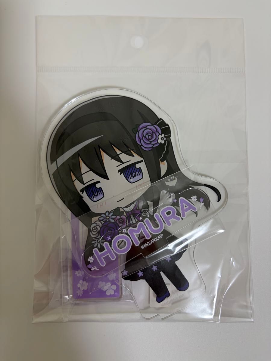 【【新品・未使用】魔法少女小圆 晓美焰 迷你角色 花祭 亚克力立牌