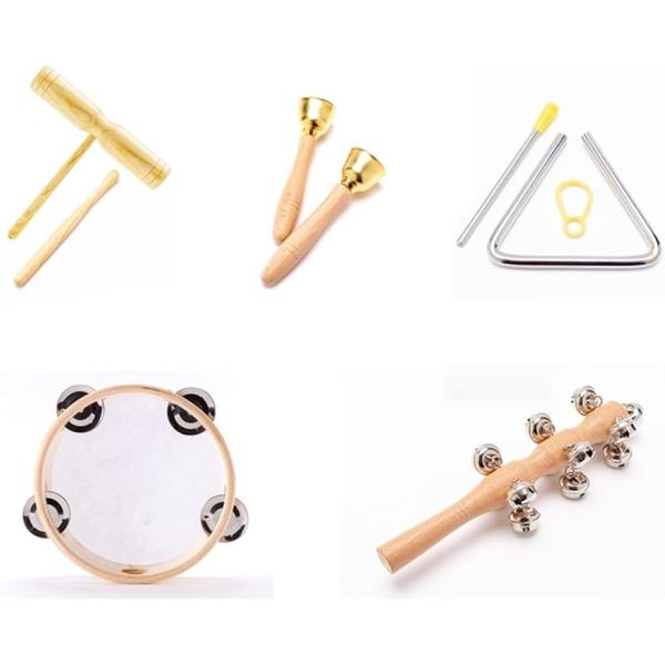 トライアングル タンバリン 打楽器 ウッドブロック 演奏 マラカス 音楽練習 (楽器)