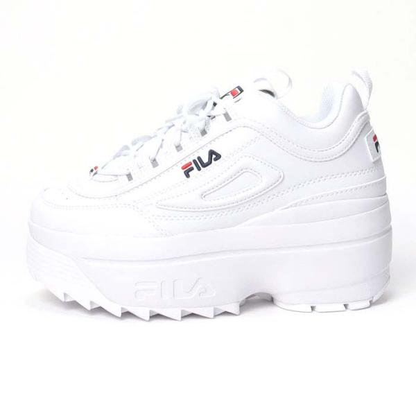 菲拉 破坏者2 楔形鞋 FILA Disruptor II Wedge 白色 女款 运动鞋 厚底运动鞋 WFW22044125