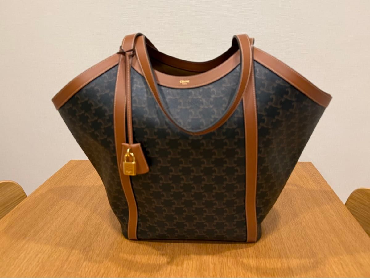 CELINE 赛琳 大号卡巴 特里翁夫帆布 托特包