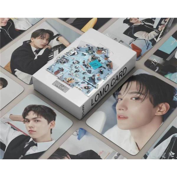 Seventeen商品照片卡55张套装traka Seventeen照片全员照片卡K-POP韩国偶像17 IS RIGHT HERE应援小物LOMO卡SVT