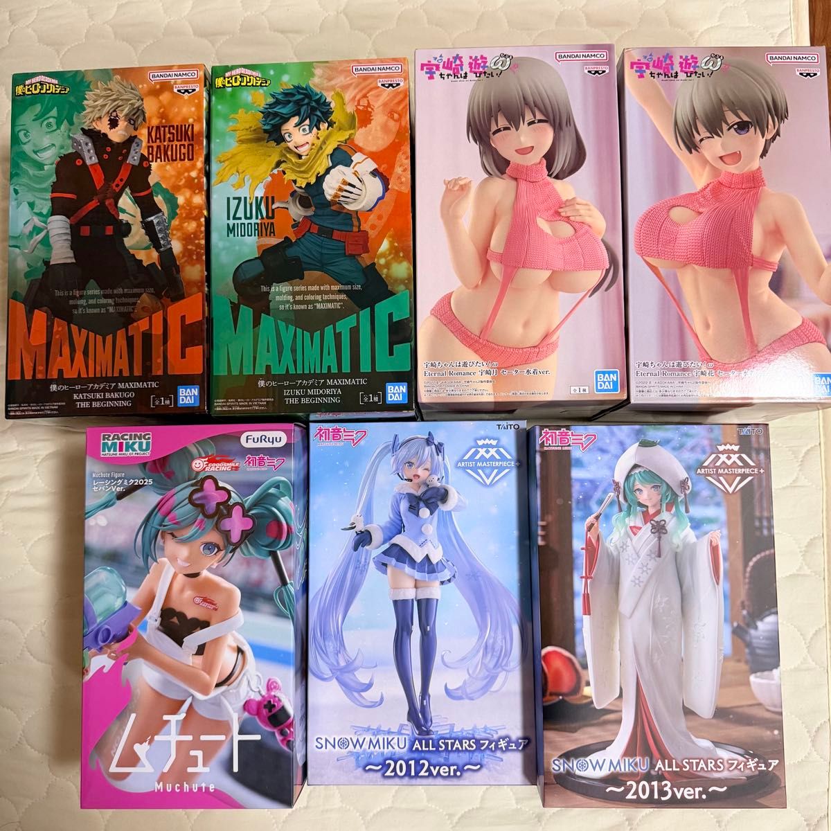 【未拆封整批出售】我的英雄学院 初音未来 宇崎酱 美少女手办 奖品手办