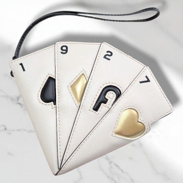 FURLA 棋盘游戏硬币盒 弗拉拉 硬币盒 钱包 棋盘游戏 心形