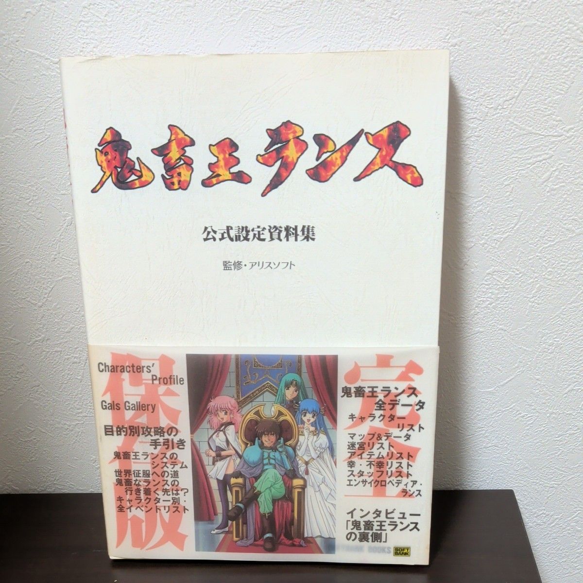 鬼畜王兰斯 官方设定资料集 AliceSoft 攻略本 初版