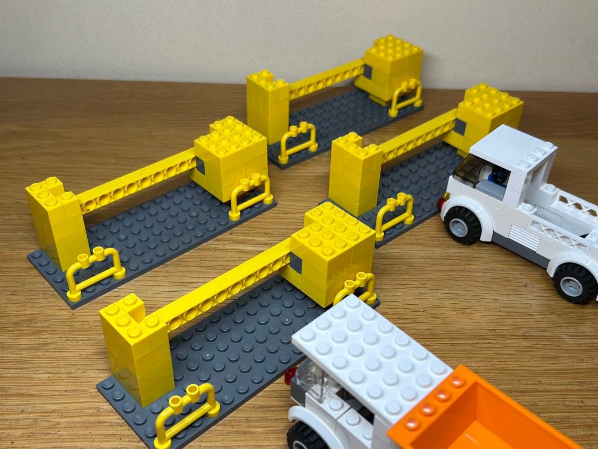 LEGO乐高硬币停车场 (收费停车场) 出入口4个套