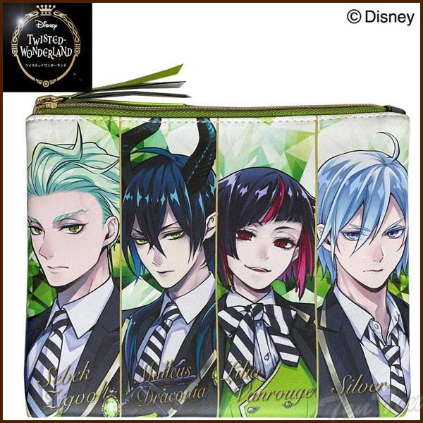 Disney Twisted Wonderland Flat Pouch Diavolo Dormitory Sleeping Beauty Merchandise (Up to 2 Items via Mail)
