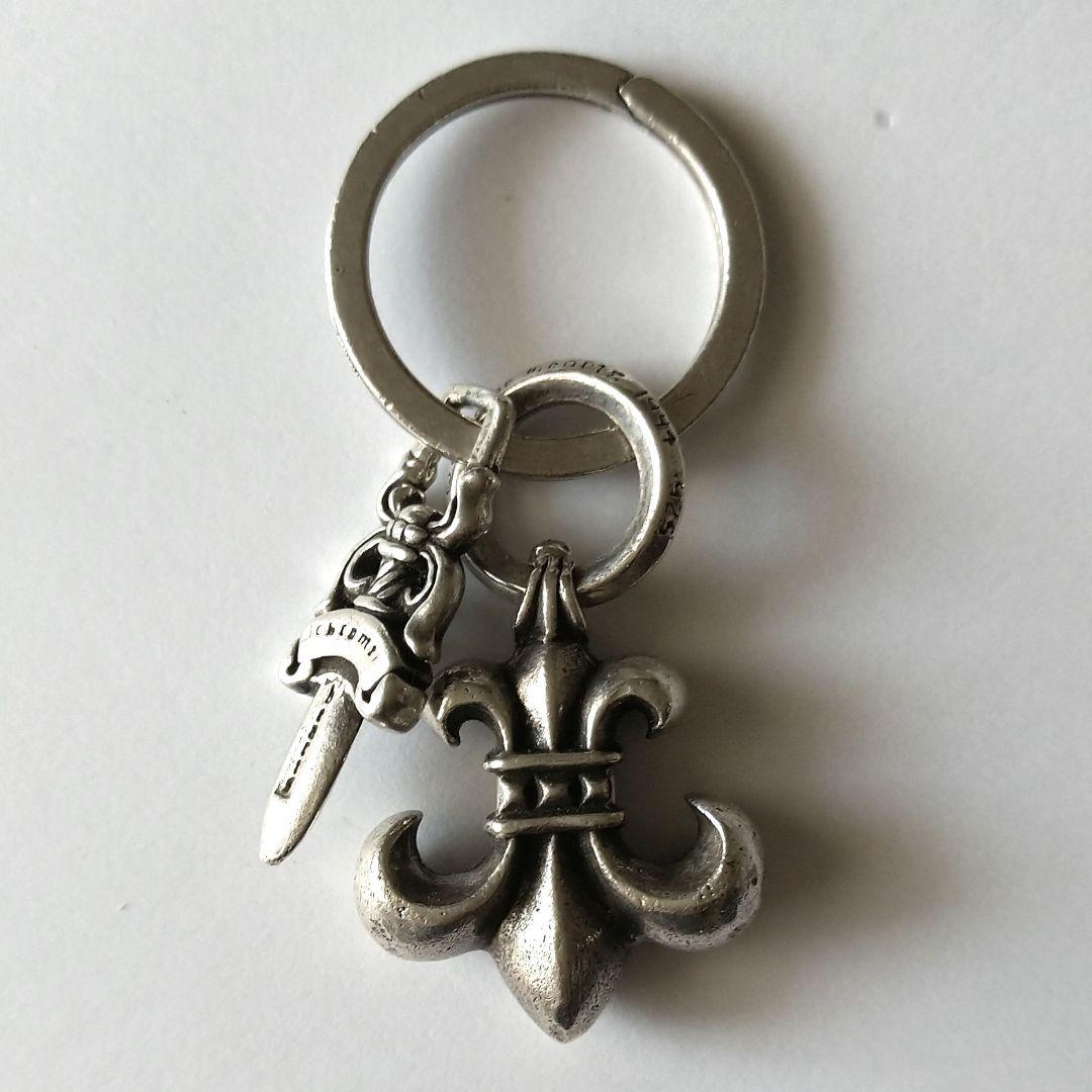 Chrome Hearts 钥匙扣 匕首 Fleur-de-lis