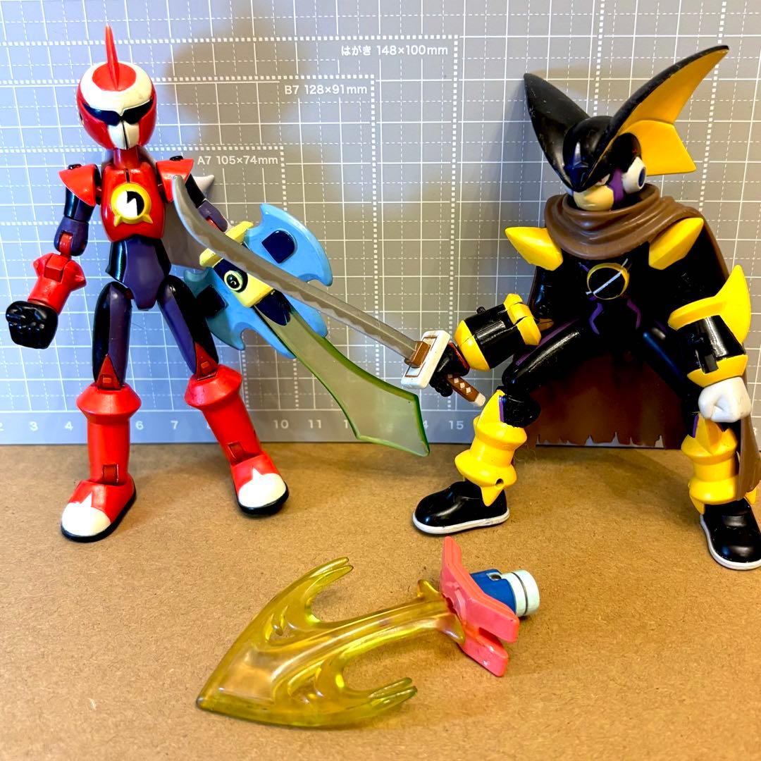 Ultra Rare Rockman Action Blues VS Forte Mega Man EXE As-Is