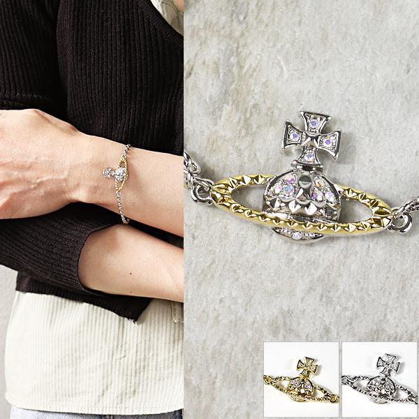 Vivienne Westwood ヴィヴィアンウエストウッド ブレスレット Mayfair Bas Relief Bracelet 61020237 レディース オーブ スタッズ ラインストーン アクセサリー