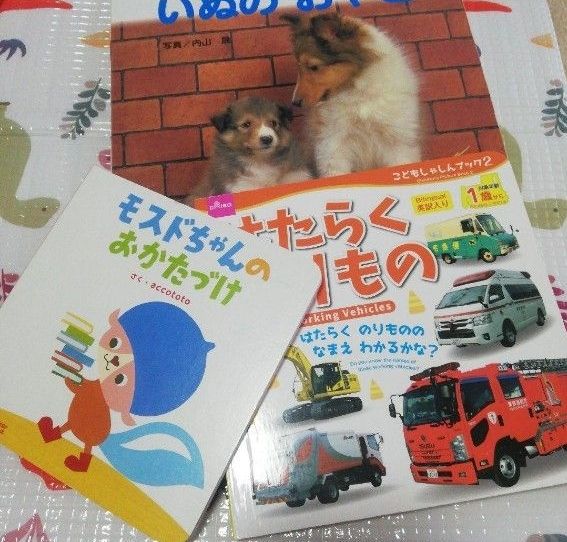 绘本3册套装 狗狗的心 莫斯多先生的工作车辆