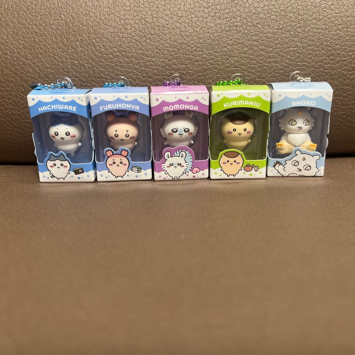 ちいかわ チョコボックス フィギュア キーホルダー 5個セット ハチワレ 古本屋 モモンガ くりまんじゅう あのこ