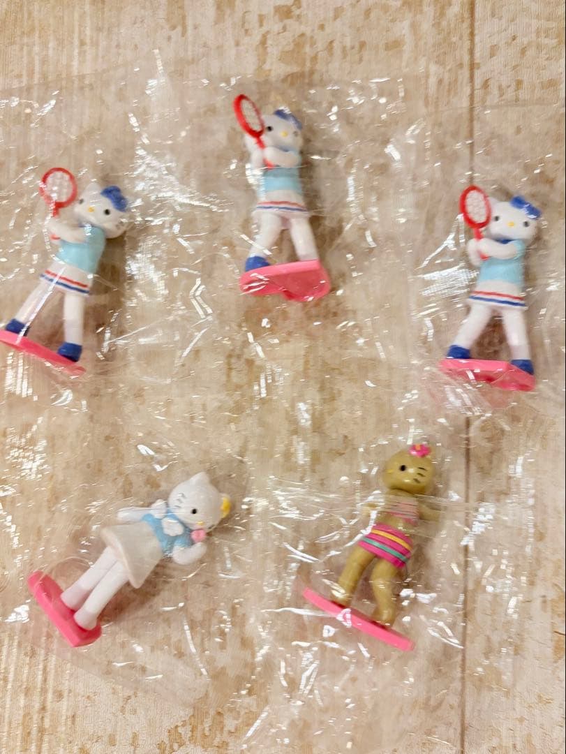 Hello Kitty Style Up Figure Set - 3 Types, 5 Pieces