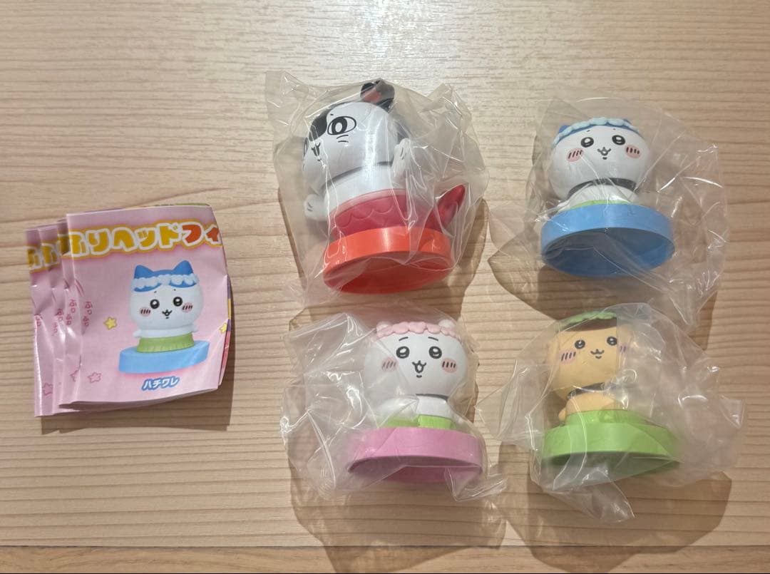 Chiikawa Movie: Secret of the Mermaid Island Fluffy Head Figure Set 1 Complete