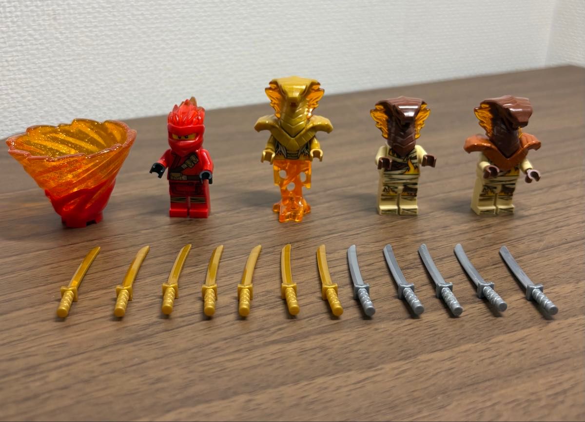 二手LEGO乐高幻影忍者迷你人偶4个套装附赠品NO-275 *NINJAGO