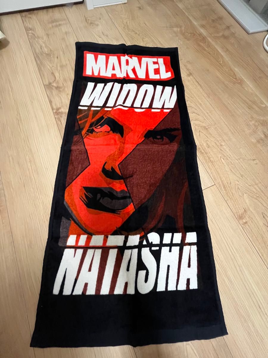 全新！漫威 大号毛巾 长款毛巾 marvel 角色 浴巾 黑寡妇
