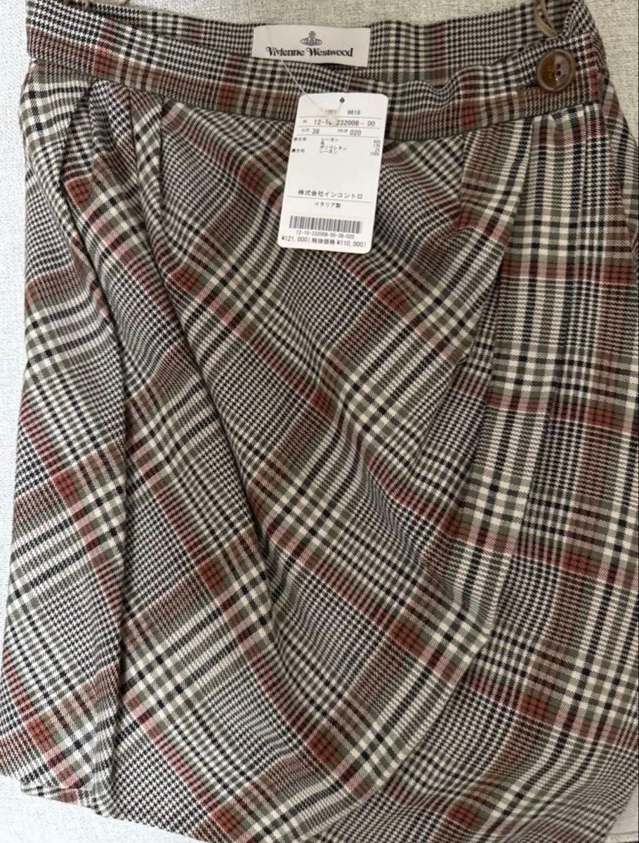 Vivienne Westwood 格纹迷你裙 尺码38