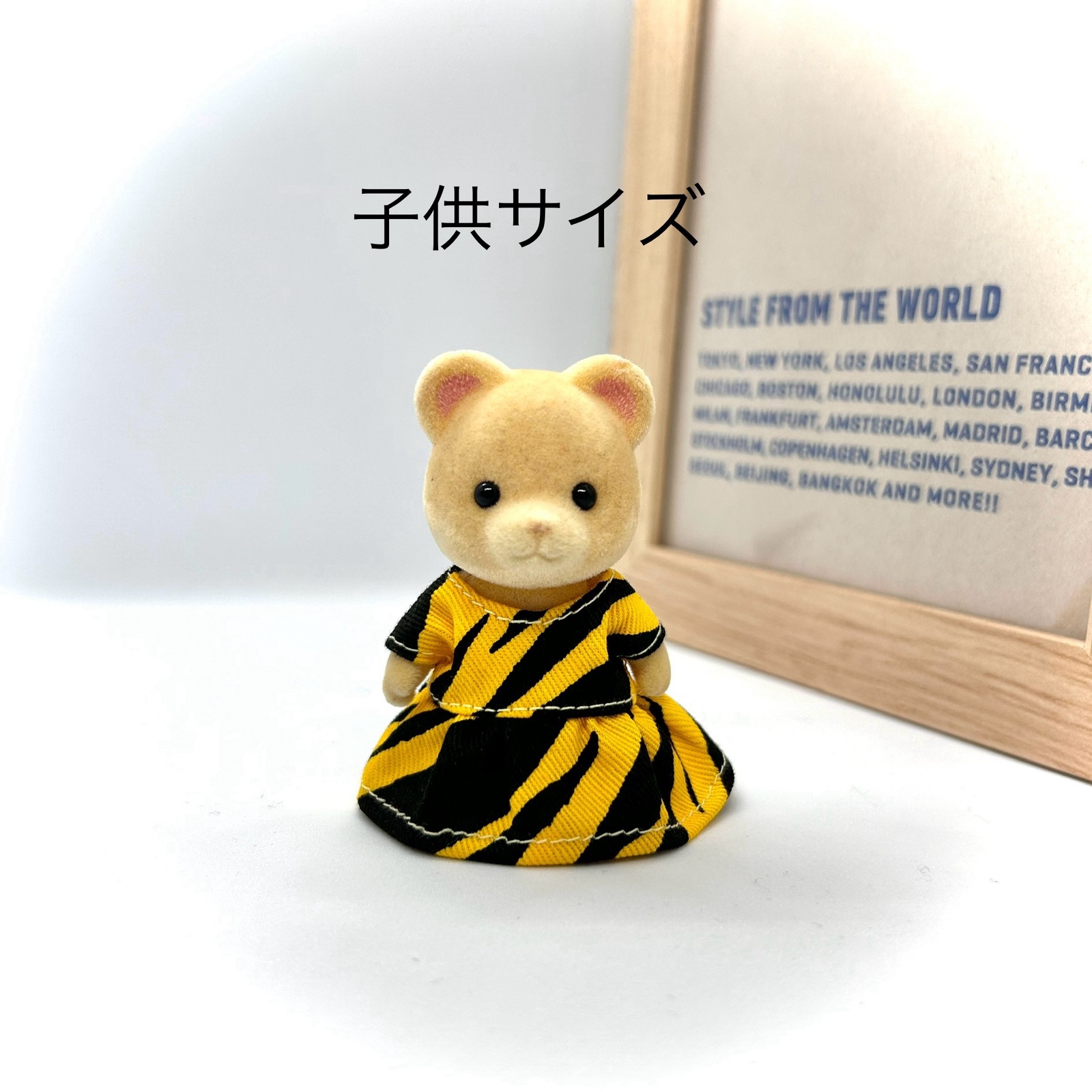 儿童条纹连衣裙＊Sylvanian 服装 Sylvanian Families 童装 女童服饰＊