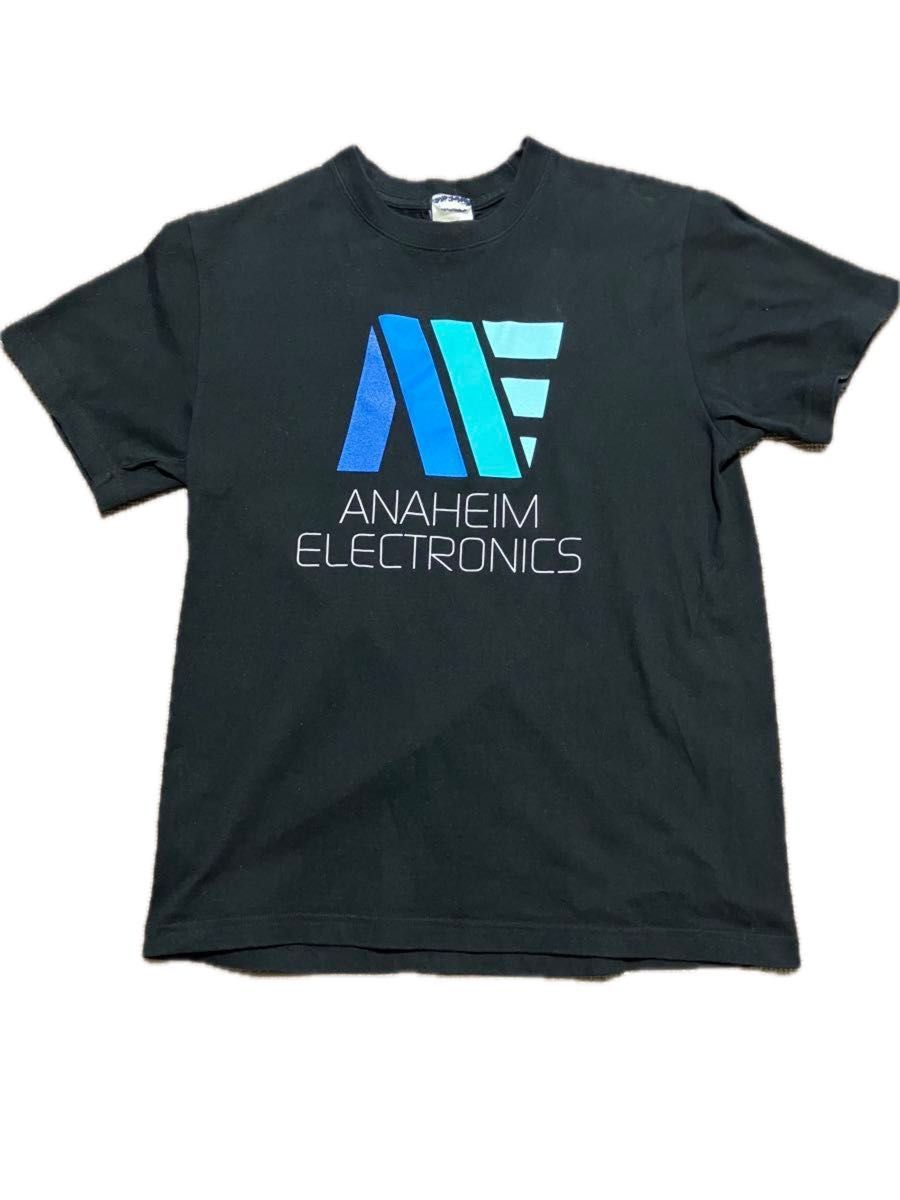 機動戦士ガンダム アナハイム エレクトロニクス グラデーション Tシャツ ブラック メンズ Mサイズ COSPA製