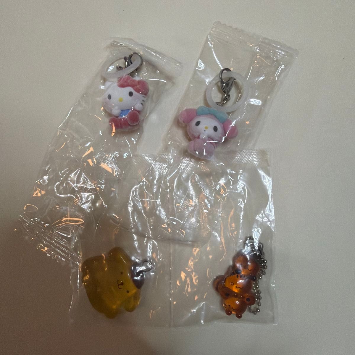 三丽鸥饰品hello kitty我的旋律波姆布丁4个套装