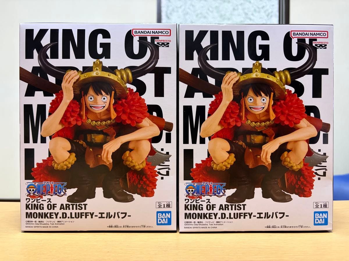 海贼王 KING OF ARTIST 蒙奇·D·路飞 艾尔巴夫 2个套装