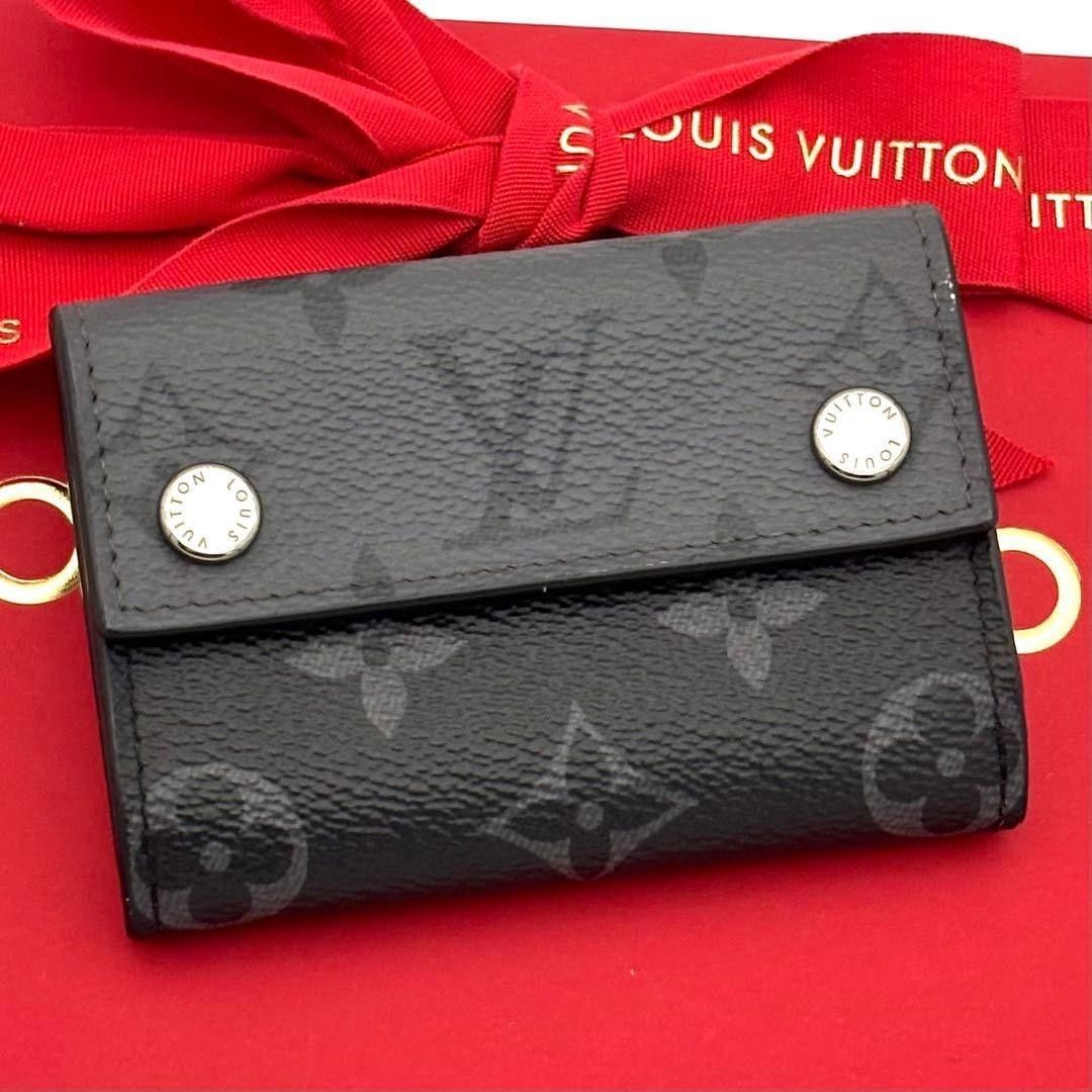 ☆極美品☆Louis Vuitton ルイヴィトン 財布 モノグラムエクリプスリバース ディスカバリー コンパクトウォレット