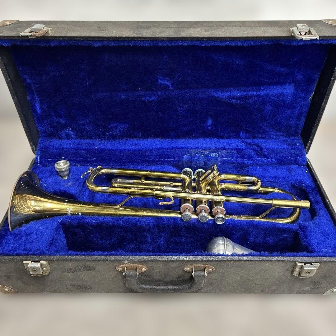 废品max tone小号本体带硬盒的管乐器