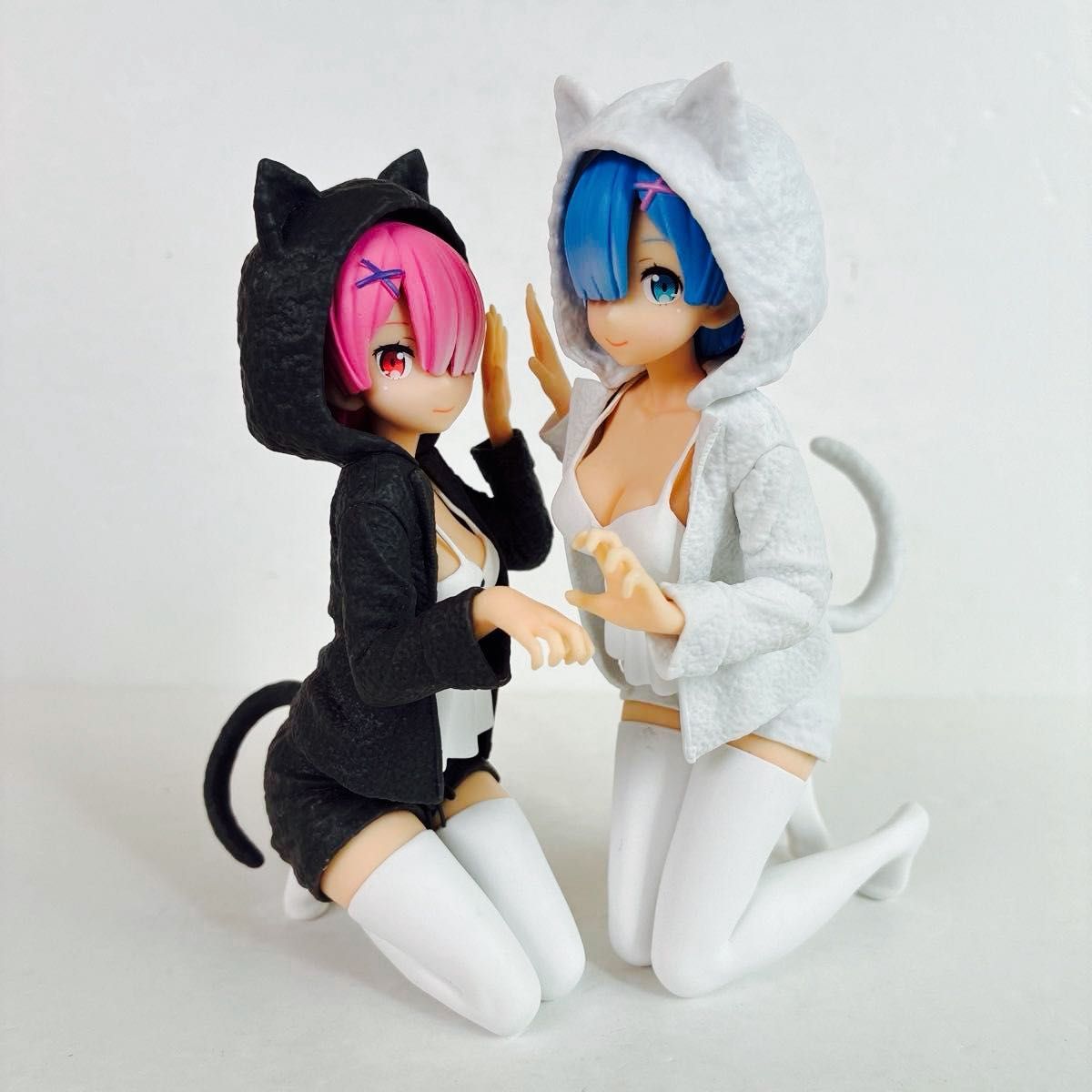 一番く指 Re:从零开始的异世界生活 蕾姆 拉姆 手办 最后一抽 猫耳 Nyanko 模式