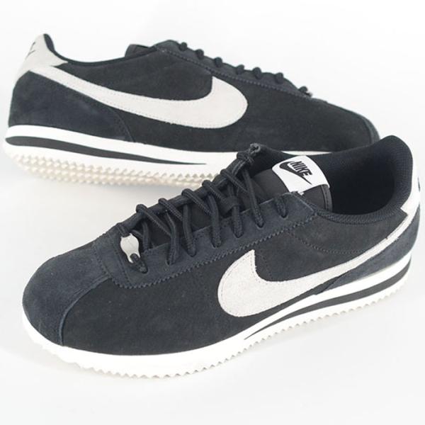 NIKE CORTEZ PRM 耐克 Cortez Premium 男士运动鞋 麂皮 黑色 hv4456-001