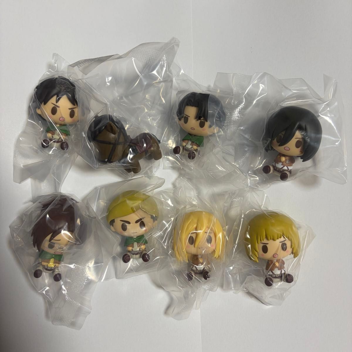 Attack on Titan Ichiban Kuji Prize H Choco Noko Figure Complete Set