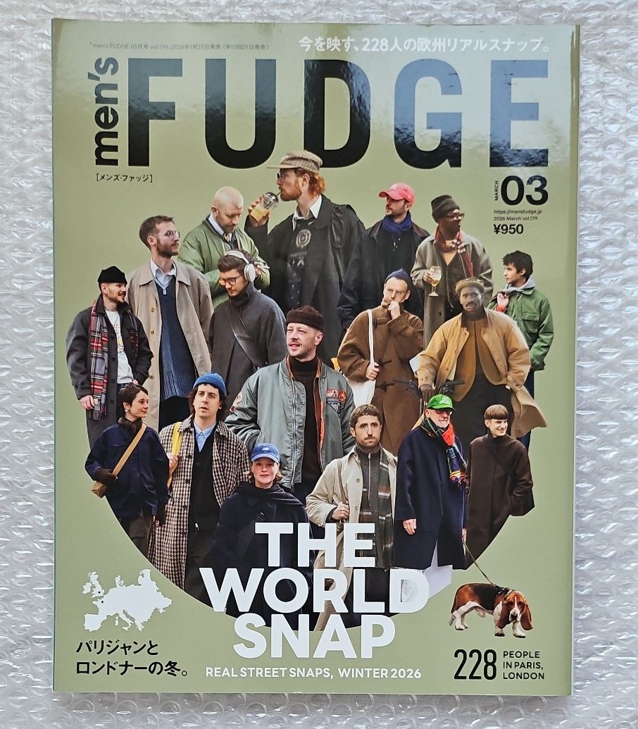 mensFUDGE(男士FUDGE)2026年3月号