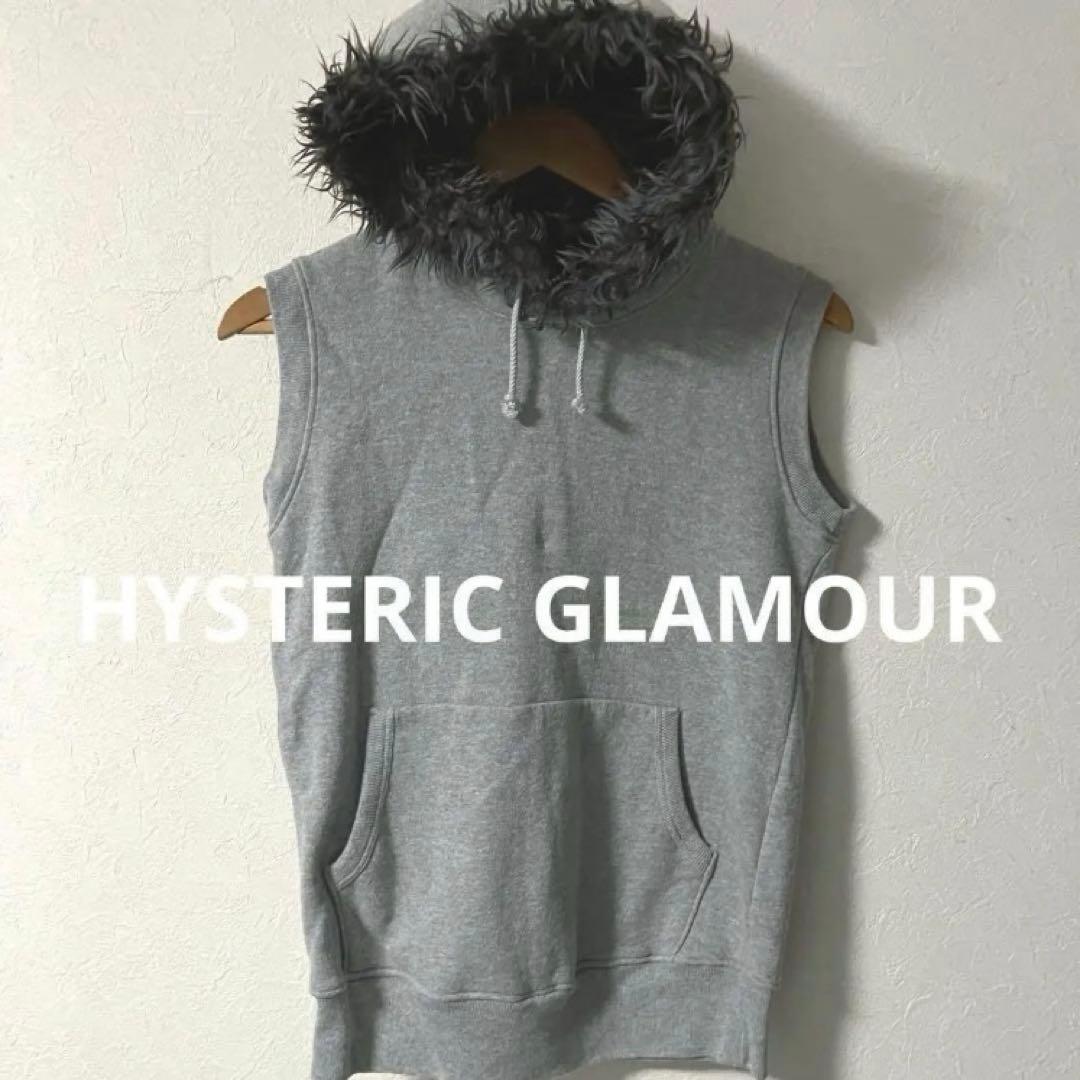 【氛围感十足❗️】00's HYSTERIC GLAMOUR 无袖连帽衫