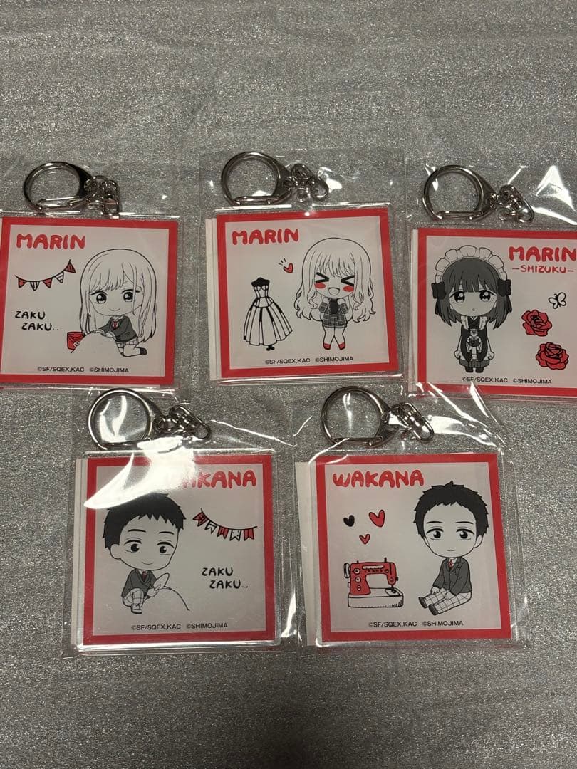 My Dress-Up Darling Acrylic Keychain Lot