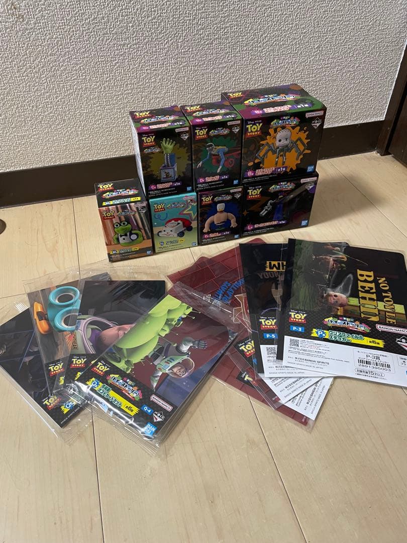 Lucky Draw Toy Story Figure Postcard Set