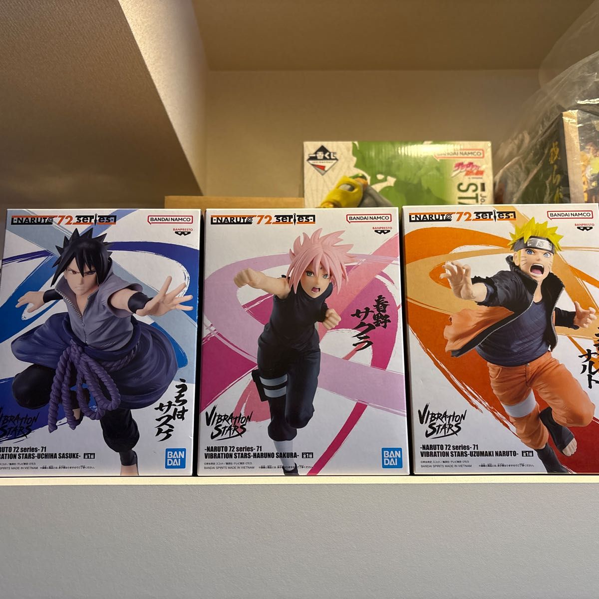 NARUTO VIBRATION STARS 72 series火影忍者樱花3种套装