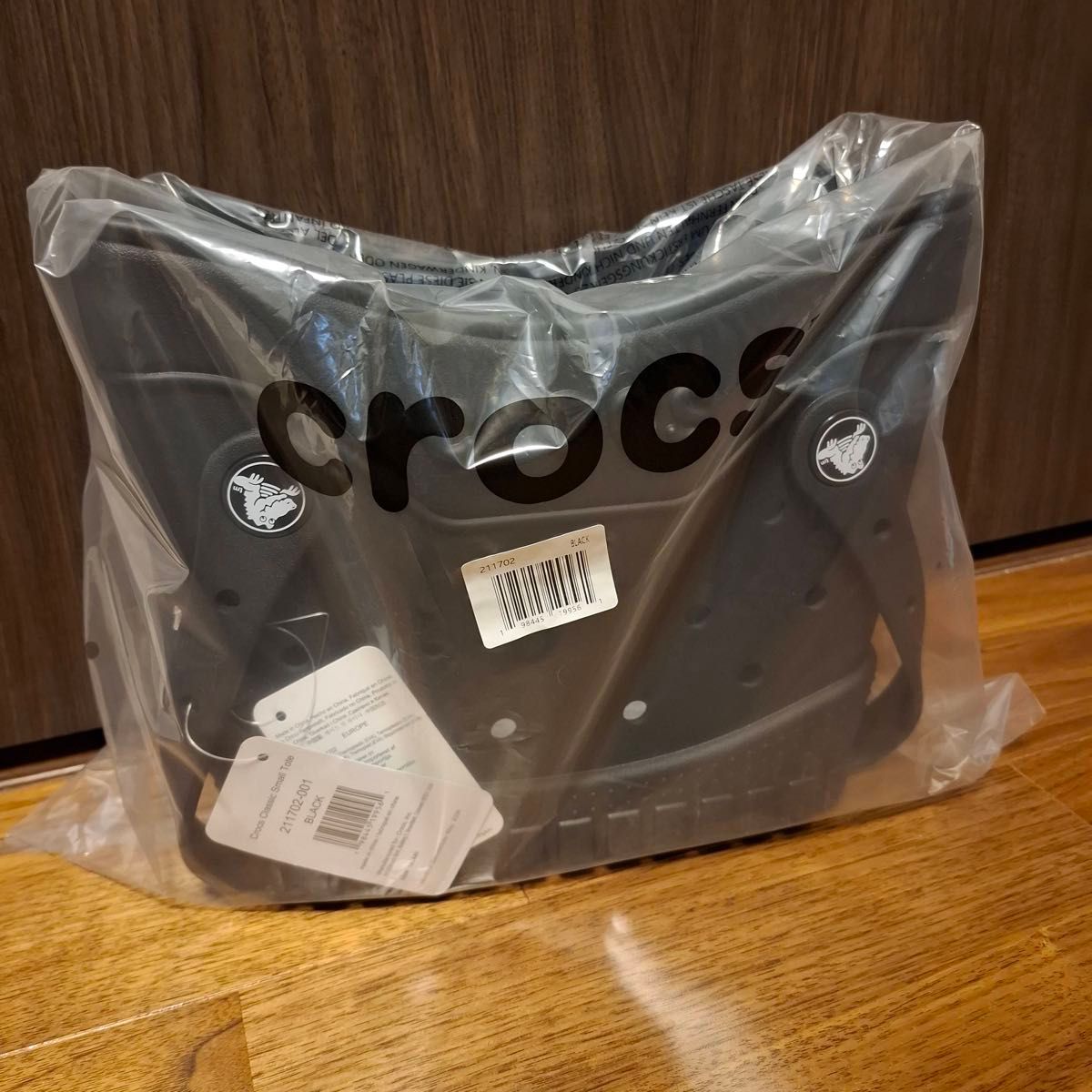 Crocs Classic小号托特包 经典小提手迷你黑色