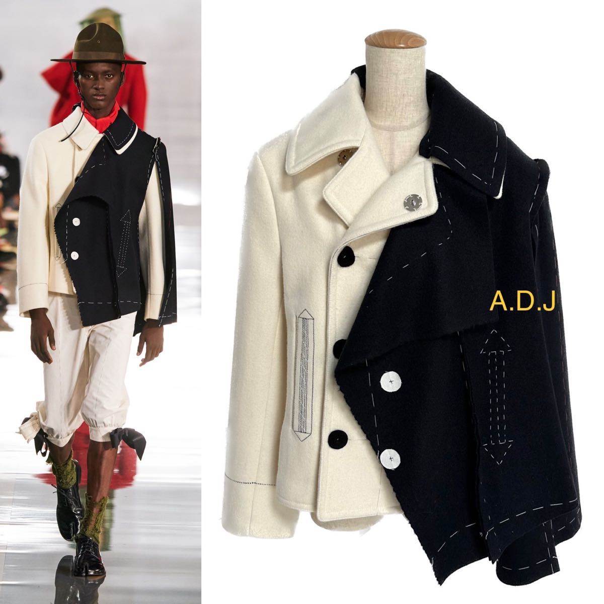 定价60万 Maison Margiela 2020FW T台外套44 全新