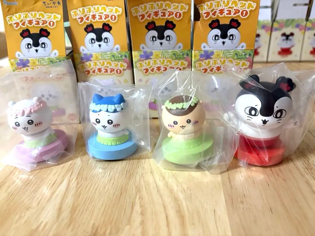 New ★ Chiikawa ★ Swinging Head Figurine Set 1 Complete 4-Kind