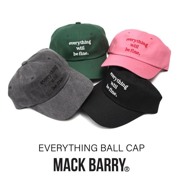 【30%OFF】BTS着用 MACK BARRY EVERYTHING BALL CAP マクバリー キャップ 帽子 メンズ レディース 韓国 おしゃれ プレゼント